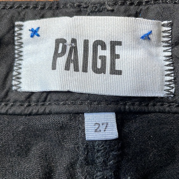 Paige black skyline skinny jeans, size 27 - Picture 5 of 8